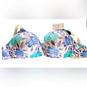 NWT! Knix Floral Print Wing Woman Bra Size 8++ (40G, 40H, 42G, 42H)